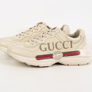 Gucci Rhyton low-top white sneakers